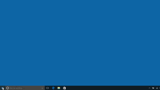 Windows 10 Full Screen Start Menu