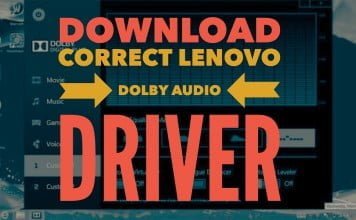 Download & Fix Dolby Audio Driver for Windows 10 for Lenovo Notebook